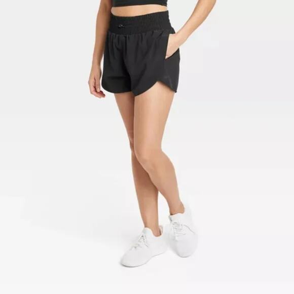 All In Motion Black Athletic Pull-On Workout Shorts Women's Size XS - Picture 1 of 9